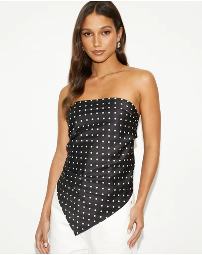 Dazie - Amelia Polka Dot Scarf