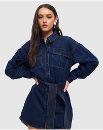 Lioness - Eighties Denim Dress