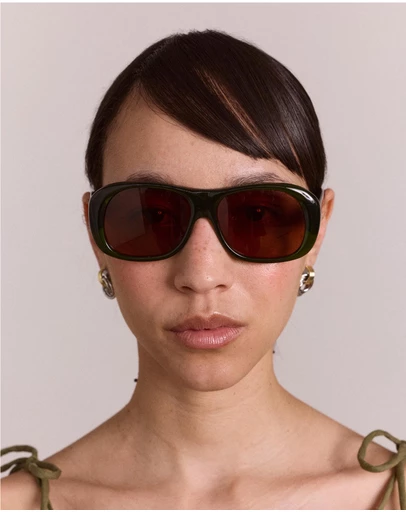 Damson Madder - Oversized Aviator Sunglasses