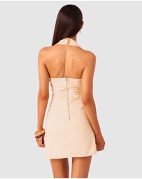 SNDYS - Romi Halterneck Mini Dress