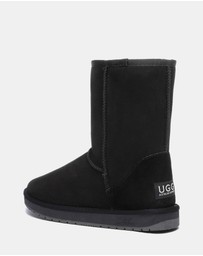 EVERAU - Australian Shepherd Ugg Short Classic Sheepskin Upper UGG Boots