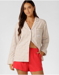 Lorna Jane - Flannel Lounge Shirt