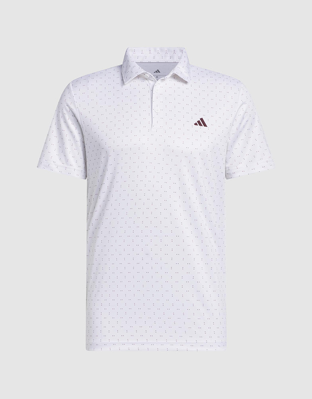 adidas Performance - Performance Textured Print Polo Shirt