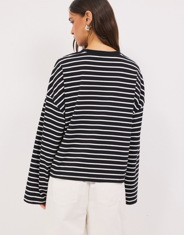 Calli - Stripe Long Sleeved Tee