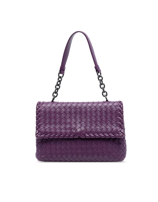 Pre-Loved by Azura Reborn - Pre-Loved Small Nappa Intrecciato Olimpia Shoulder Bag