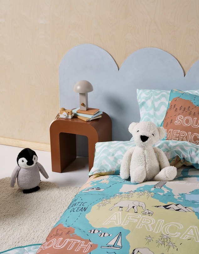 Linen House Kids - Perry Polar Bear Novelty Cushion
