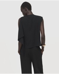 M.N.G - Blouse With Asymmetrical Neckline