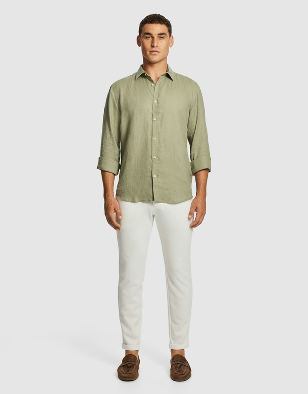 yd. - West Hampton Pure Linen Shirt