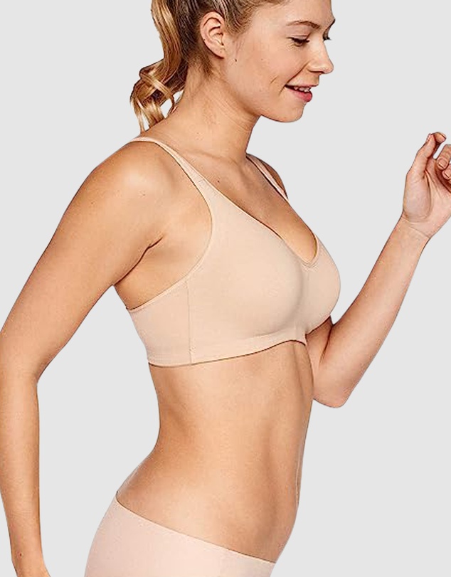 Naturana - Elasticup Moulded Wirefree Cotton Bra