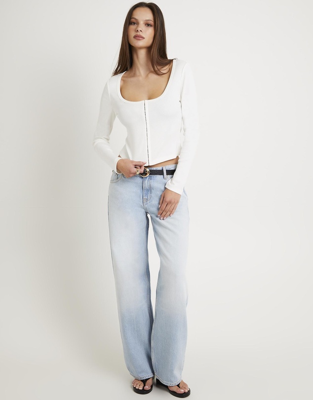 Alice In The Eve - Dixie Corset Long Sleeve Top