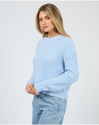 All About Eve - Ivy Knit Jumper Ocean Blue