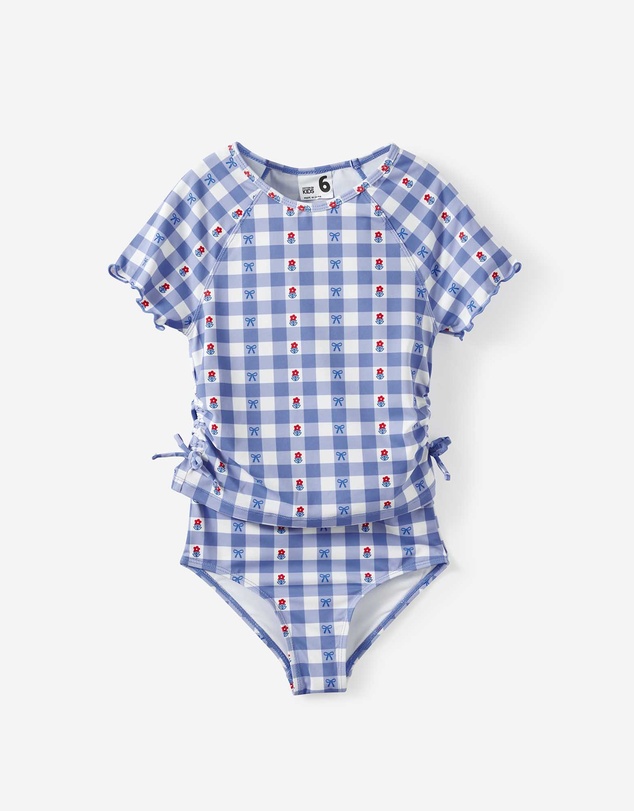 Cotton On Kids - Florence S/S Rashie And Bikini Bottom Set