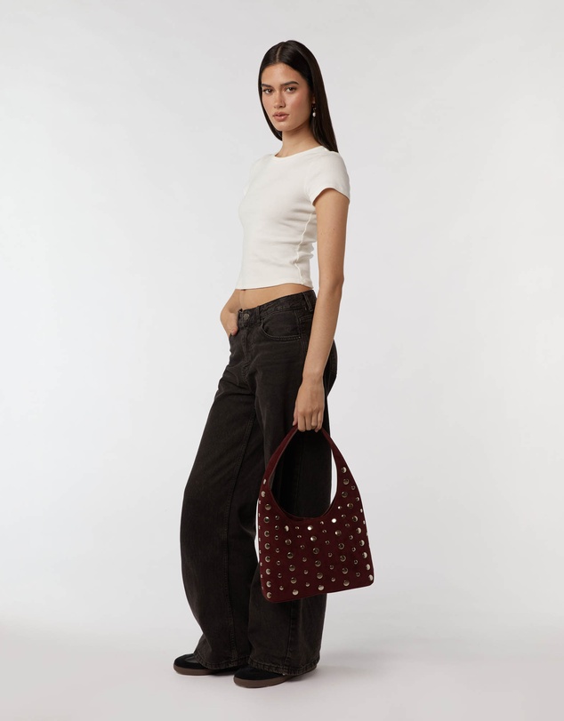 PETA AND JAIN - Jenni Studded Hobo Bag