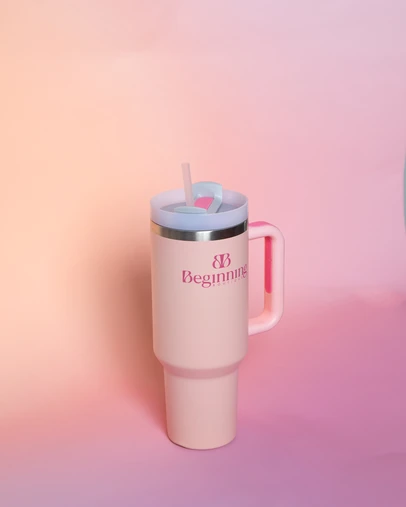 Beginning Boutique - Beginning Boutique Miss Sippy Bubblegum Tumbler