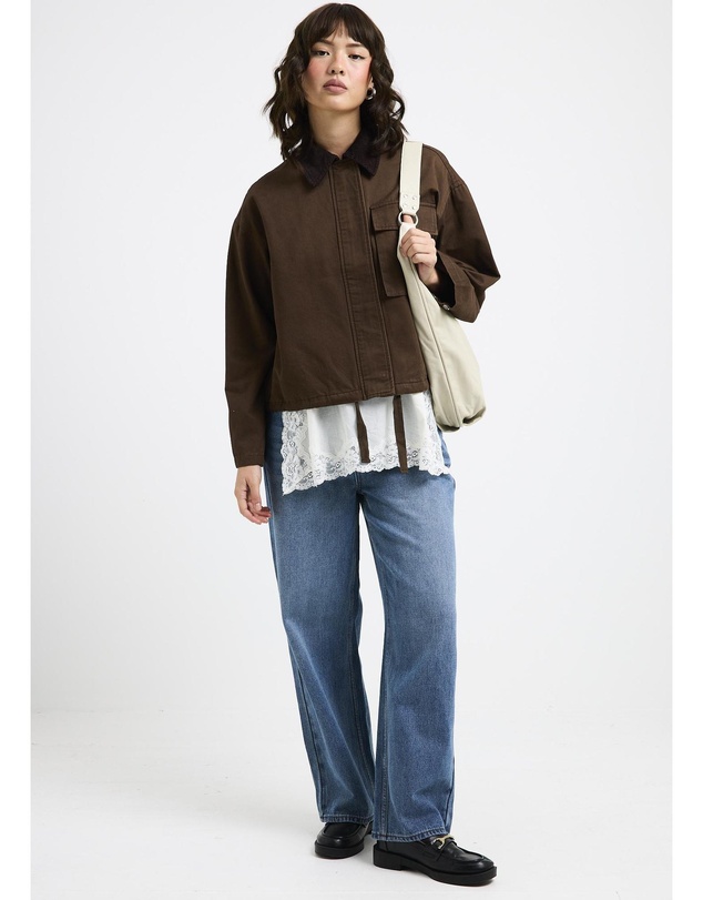 Subtitled - Alexa Mid Rise Denim Jeans Petite Relaxed