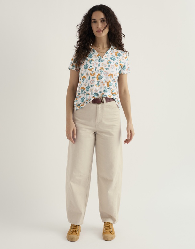 Seasalt - Wavecrest Short Sleeve Shirt in Organic Cotton Jersey