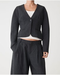 Forcast - Pippa Rounded Shoulder Blazer