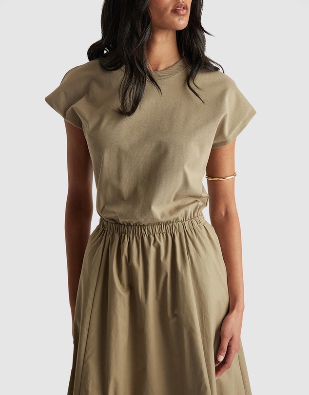 Decjuba - Sadie Spliced Maxi Dress