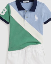Polo Ralph Lauren - Big Pony Cotton Polo Shirt & Shorts Set - ICONIC EXCLUSIVE - Babies