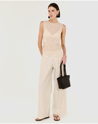 Staple the Label - Alix Drawstring Knit Top