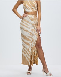 Third Form - Twist Through Bias Maxi Skirt