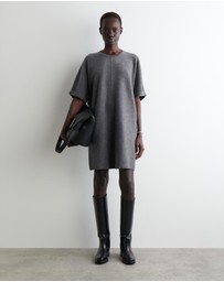 COS - Sculpted Merino Wool Mini Dress