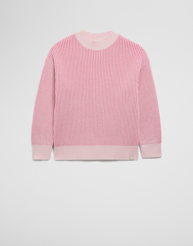 Country Road - Organically Grown Cotton Contrast Fisherman Knit