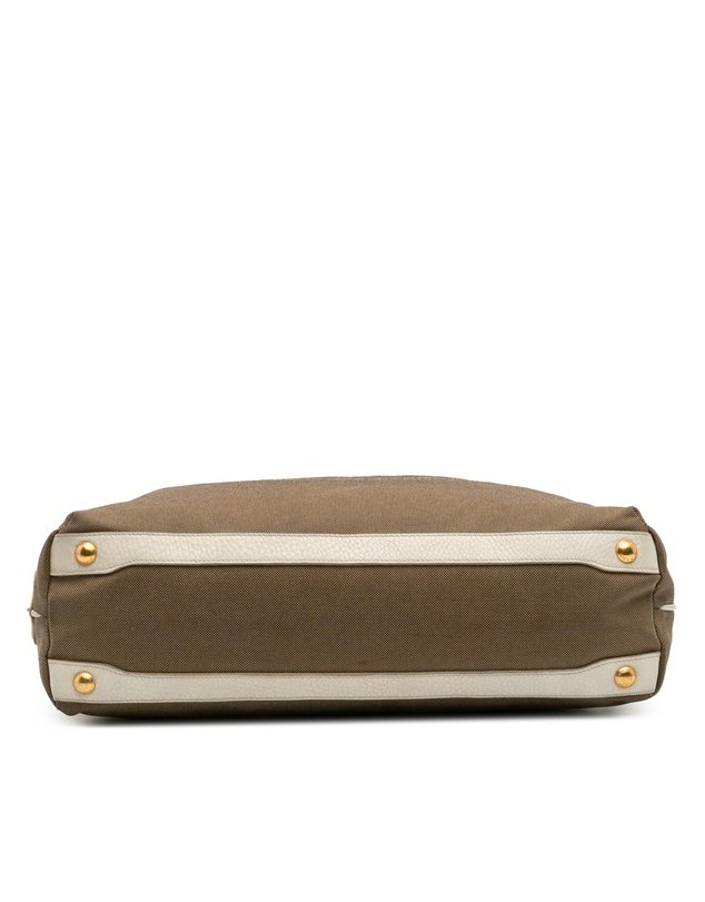 Pre-Loved by Azura Reborn - Pre-Loved Canvas Canapa Logo Shoulder Bag