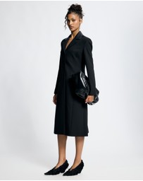 Lover - Salom Contrast Collar Suiting Coat