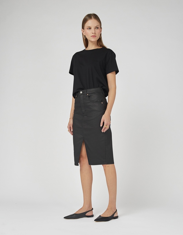 DRICOPER DENIM - Coated Revival Skirt