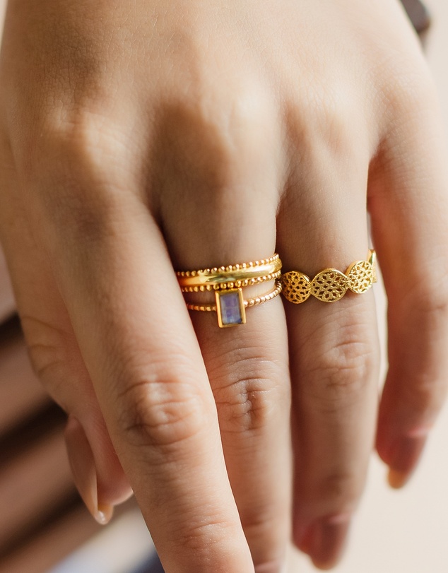Meshca - Honeycomb Ring