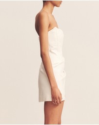 Shona Joy - Oakley Strapless Draped Mini Dress