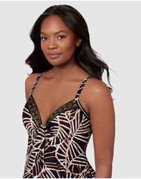 Miraclesuit Swimwear  - Let's Be Fronds Marina Underwired Padded Tankini Top