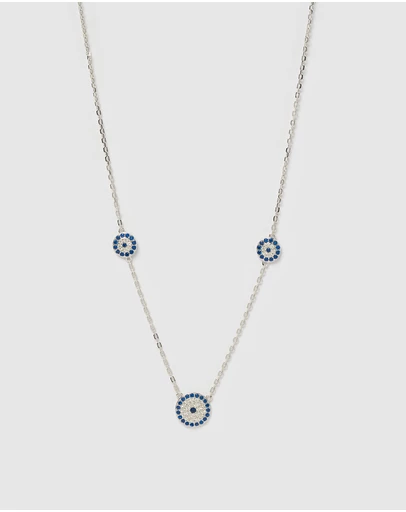 Izoa - Dahota Eye Pendant Necklace