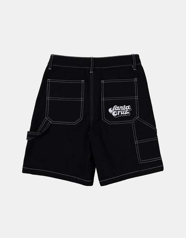 Santa Cruz - Groovy Stack Carpenter Jean Shorts - Teens