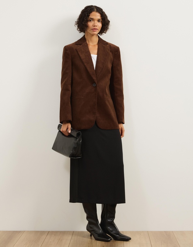 Atmos&Here - Annabel Oversized Corduroy Blazer