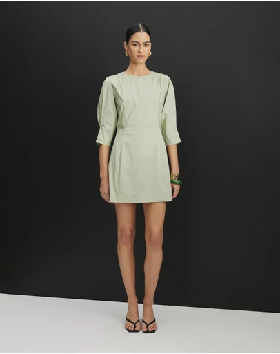 AERE - Poppy Organic Cotton Mini Dress