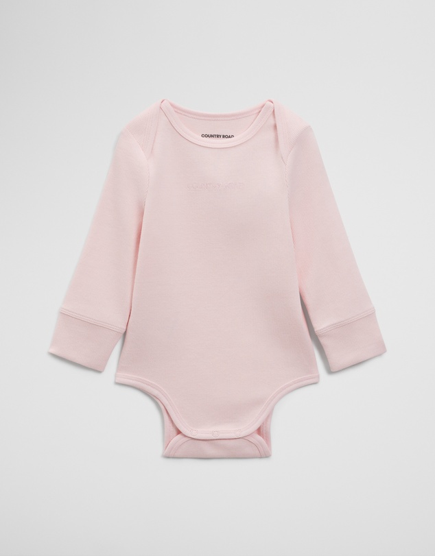 Country Road - Long Sleeve Envelope Rib Bodysuit
