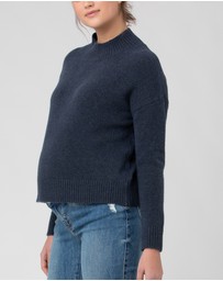 Ripe Maternity - Jade Crop Nursing Knit