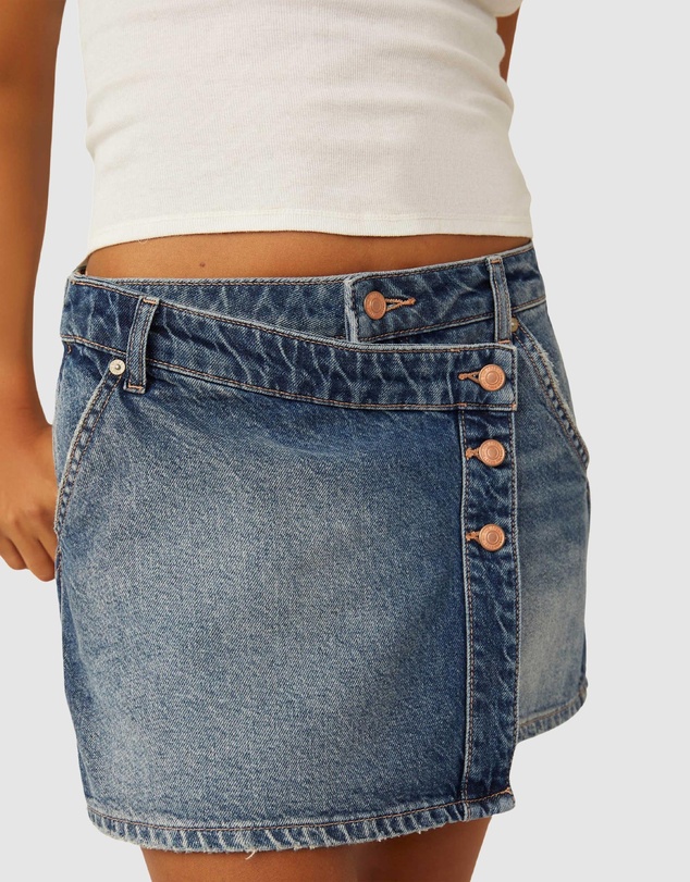 Free People - Wynne Denim Skirt