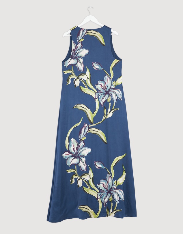 Revibe - Repaired AERE Allona V-Neck Maxi Dress - AU 16