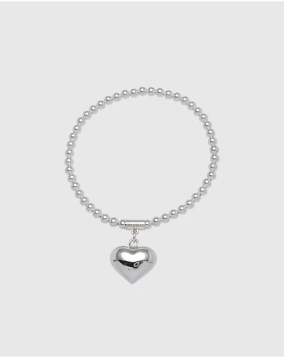 Von Treskow - Puffy Heart Stretchy Bracelet