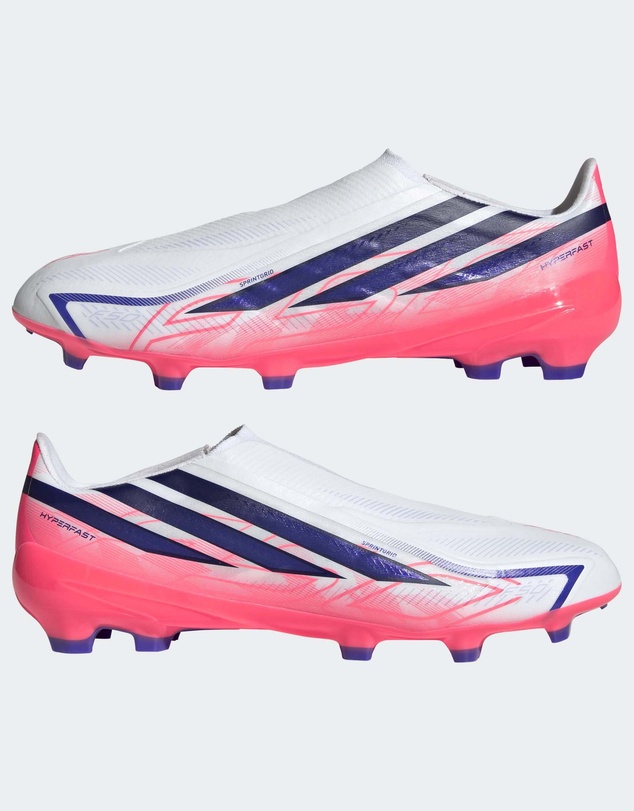 adidas Performance - F50 Hyperfast League Laceless Firm Ground Foot Football Ball Boots Unisex