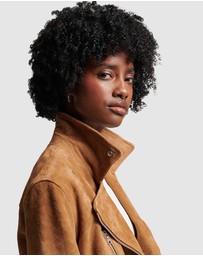 Superdry - Suede Biker Jacket