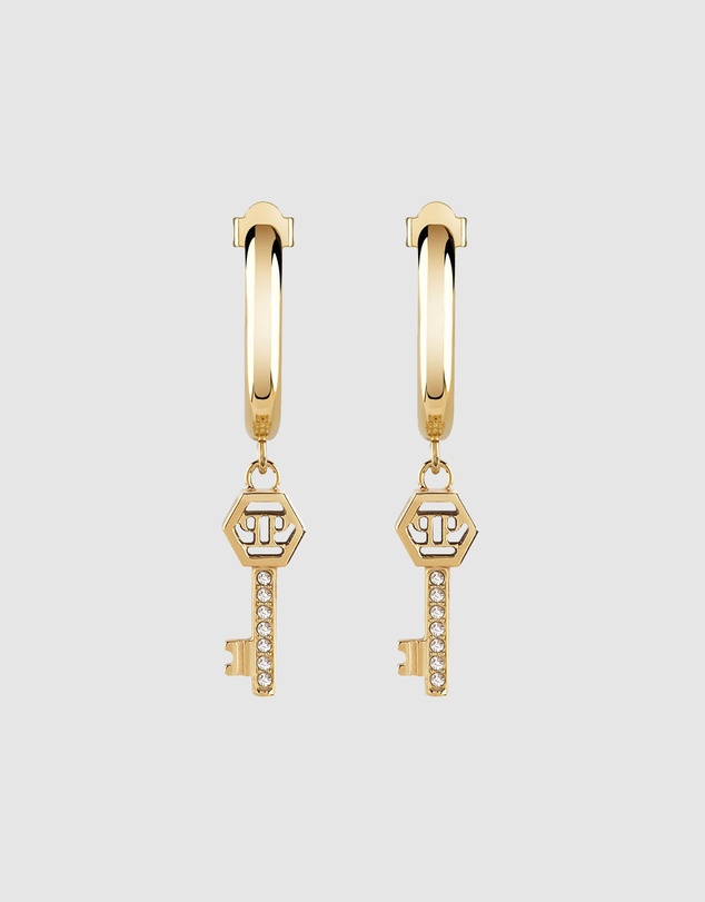 Philipp Plein - Plein Valentine Gold-Tone Earrings