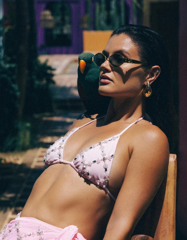 Oceanus - Rose Bikini Top