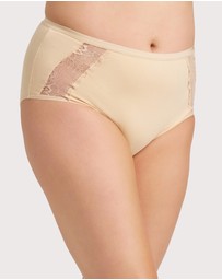 Ava & Audrey  - Ava & Audrey Hannah Cotton & Lace Full Brief