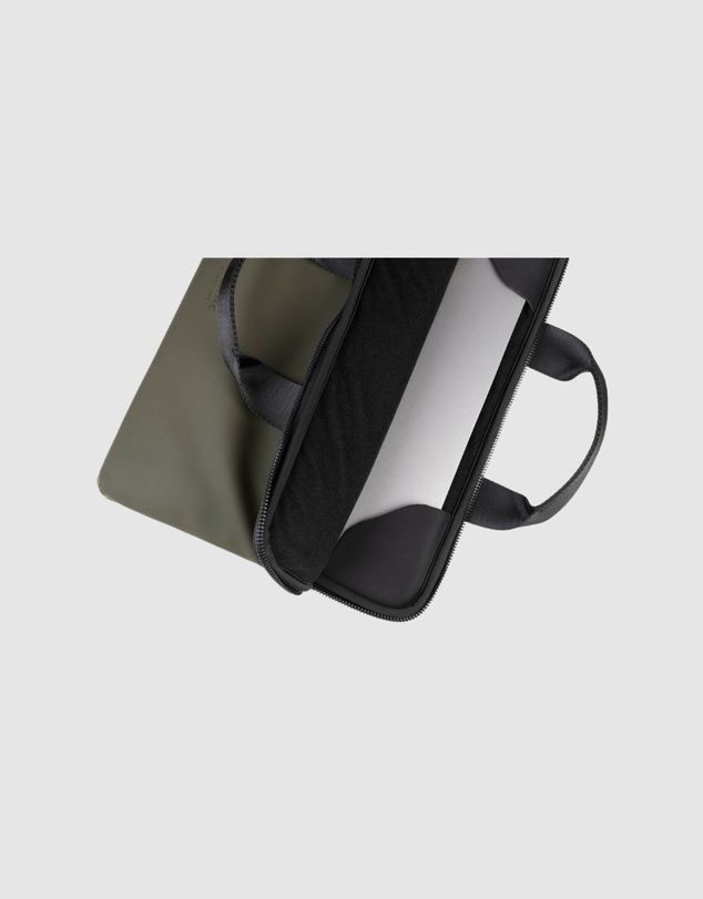 Tucano - Tucano Gommo Laptop Sleeve 15.6 and MacBook Pro 16 Military Green Water Repellent Slim with Pocket