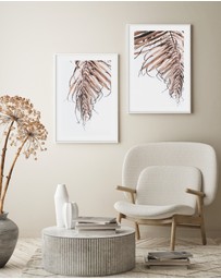 Olive et Oriel - Golden Palm II Art Print