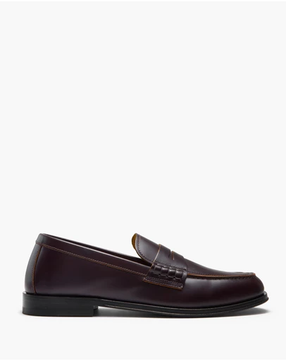 Aquila - D'ORO Collection - Prescott Hi-Shine Penny Loafers